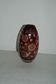 vase cut glass or bohemian crystal Chinese decoration Chinese glass