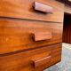 Vintage 1950s 3-drawer desk
