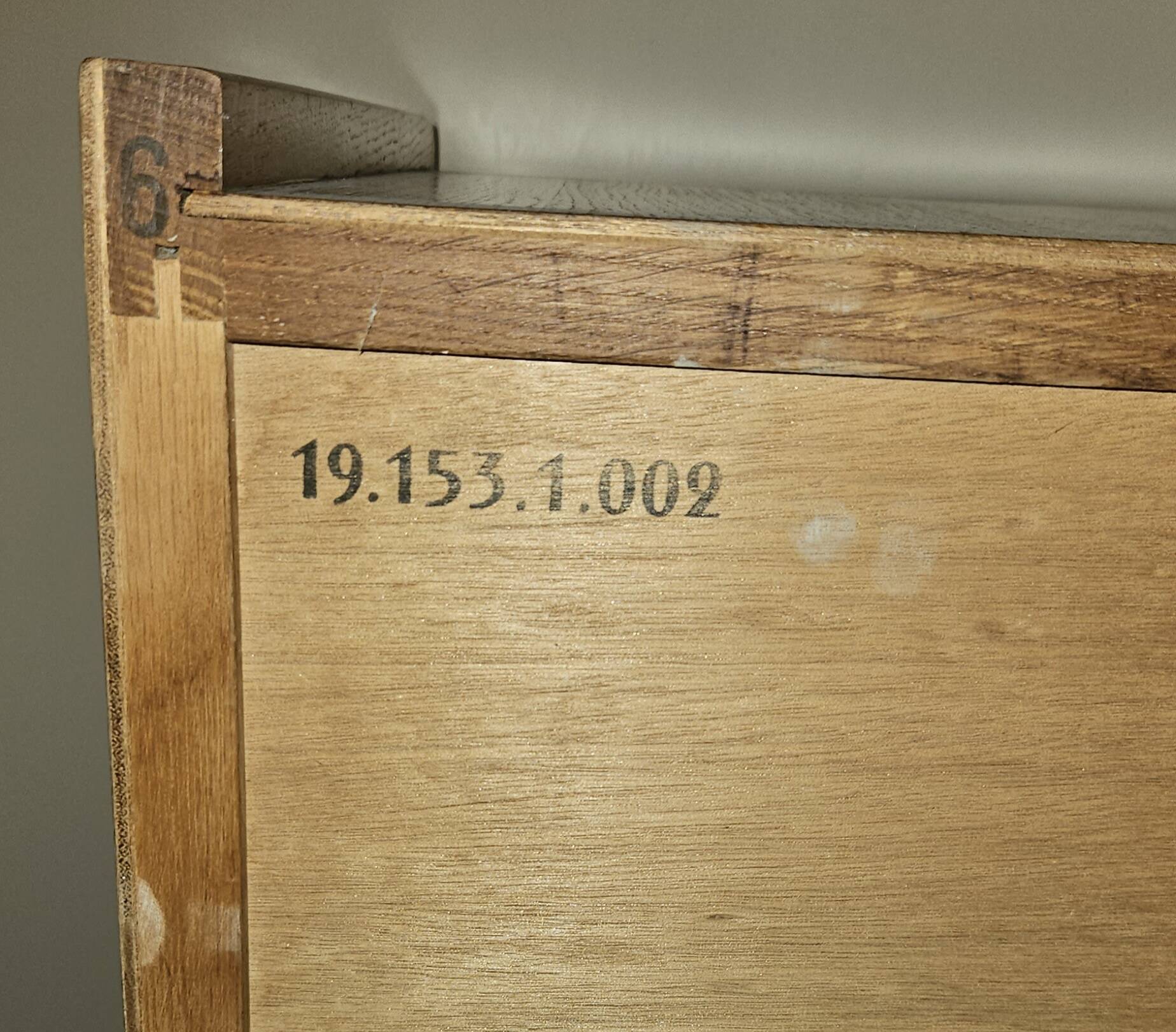 Vintage rattan weekly organizer