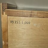 Vintage rattan weekly organizer