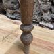 Rectangular wooden farmhouse table turned 90cm or old desk