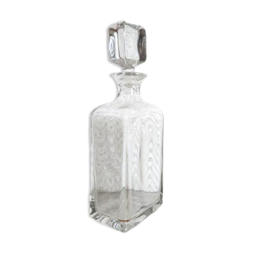 Carafe à whisky au bouchon plat