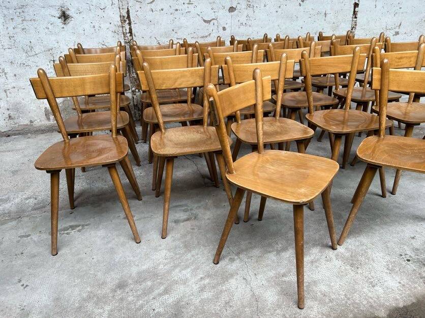 Set of 26 vintage Scandinavian design bistro chairs from 1960