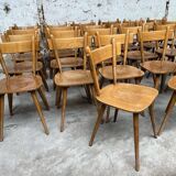 Set of 26 vintage Scandinavian design bistro chairs from 1960