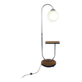 Restored Bauhaus Art Deco floor lamp by Jindrich Halabala, 1940s