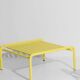 Week-end coffee table beige metal / small - 69 x 60 cm / aluminum - petite friture