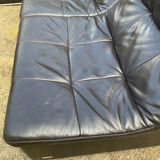 Incanto Italy modular corner sofa in brown leather