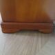 Vintage commode secretary dressing table sliding top 7 drawers cherry wood