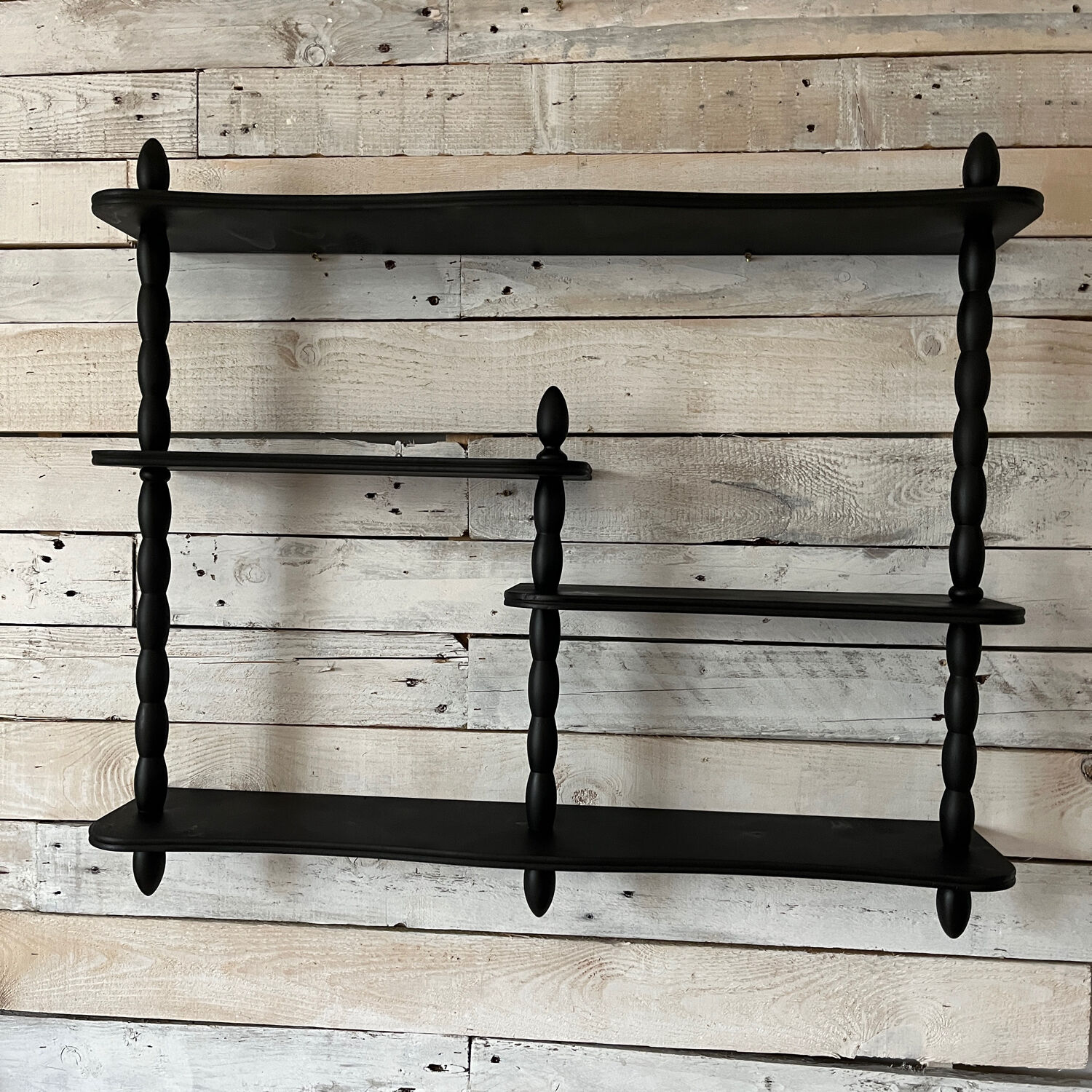 Blackened Napoleon shelf