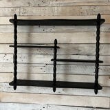 Blackened Napoleon shelf