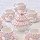Johnson & Bros "Rose Bouquet" Antique Porcelain Coffee Set