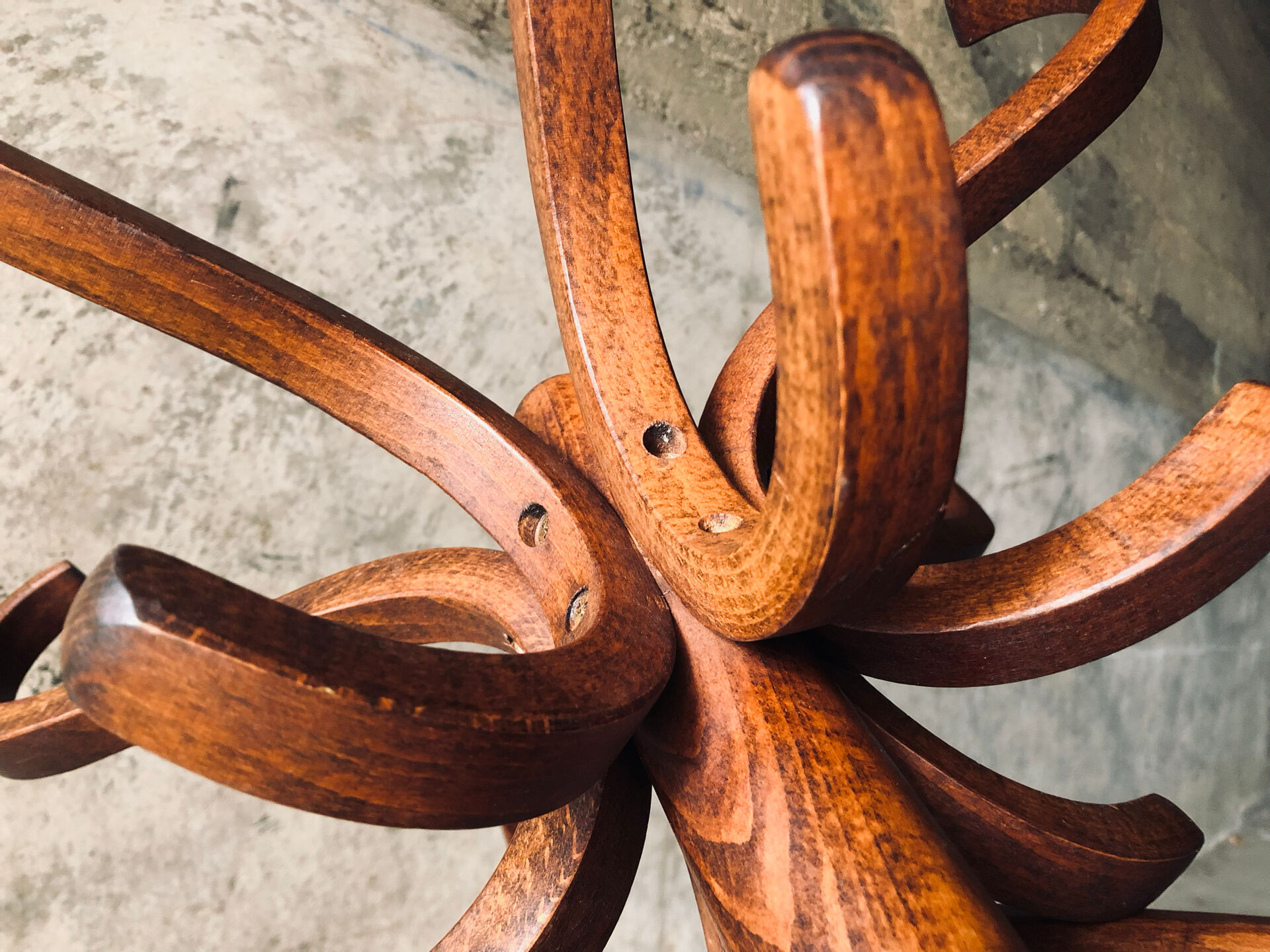 Vintage Baumann coat rack