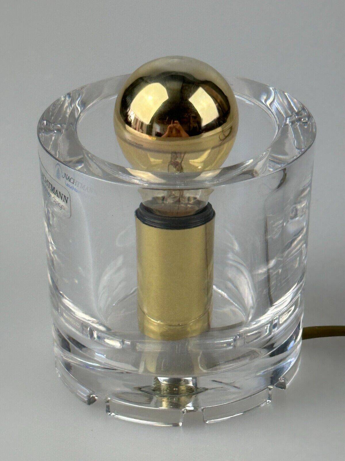 60s 70s table lamp Nachtmann Leuchten Germany Ice Cube Space Age design