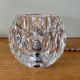 Lampe à poser vintage en verre