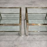 Paire de bouts de canapé ou tables d’appoint, Maison Charles, France