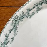 Iron earth ravier green floral décor