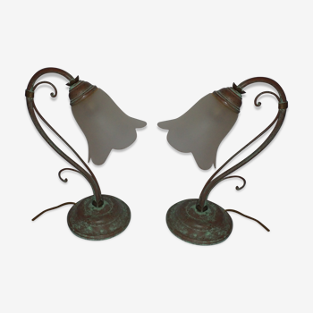 Lot de 2 lampes de chevets