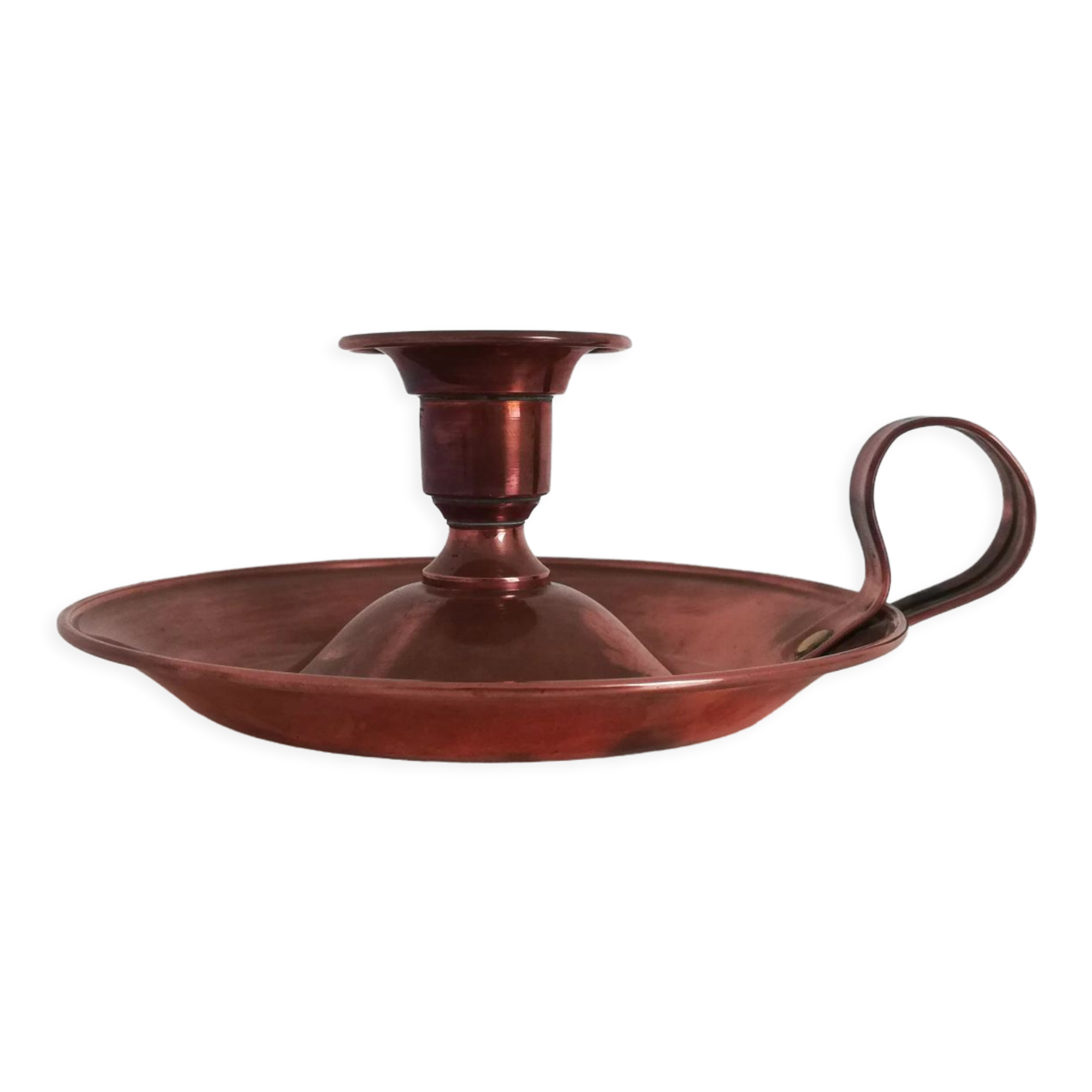 Lecellier copper bedroom candle holder