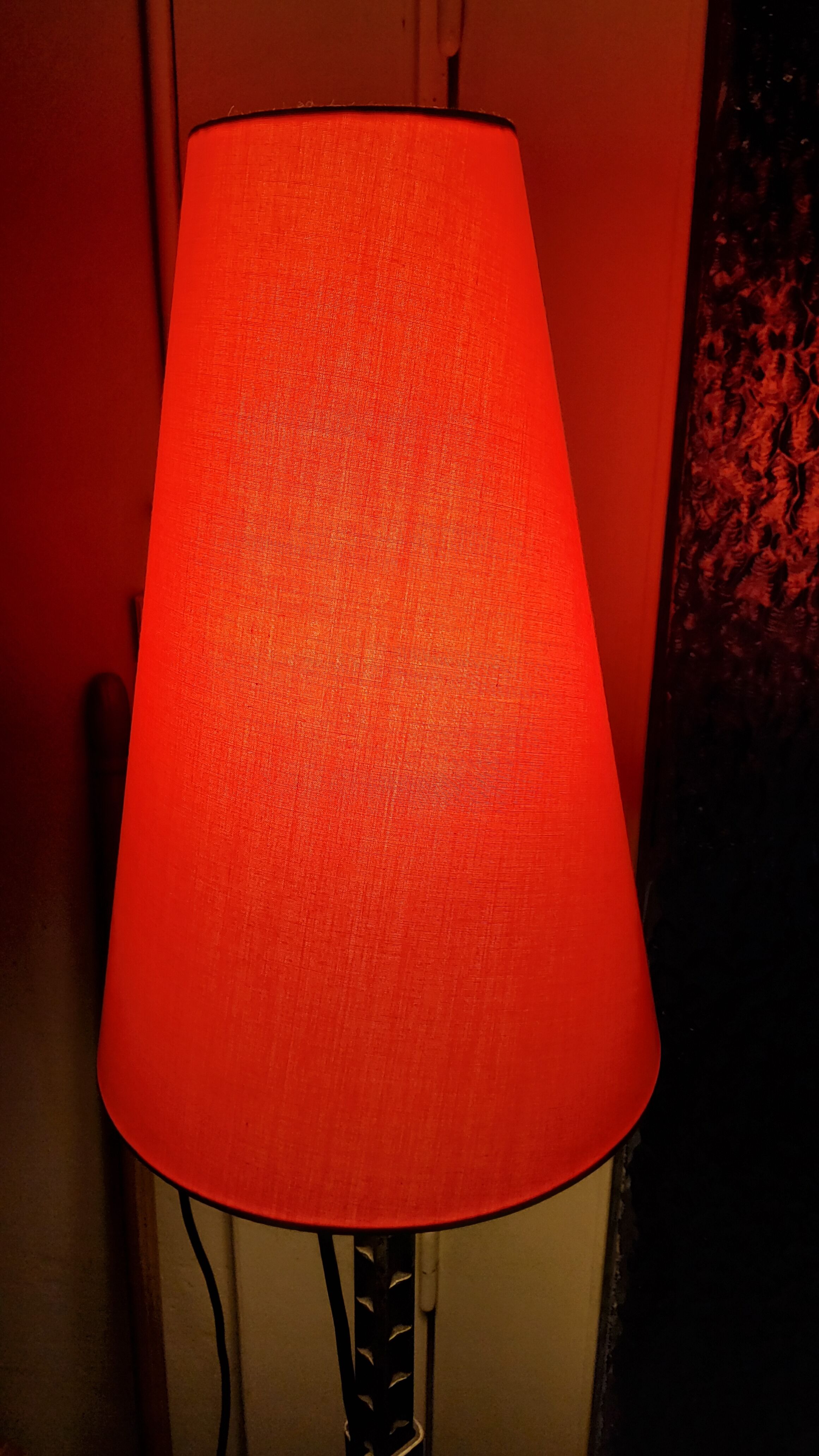 Brutalist iron lamppost of the 1960s