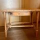 Small children's desk in rattan