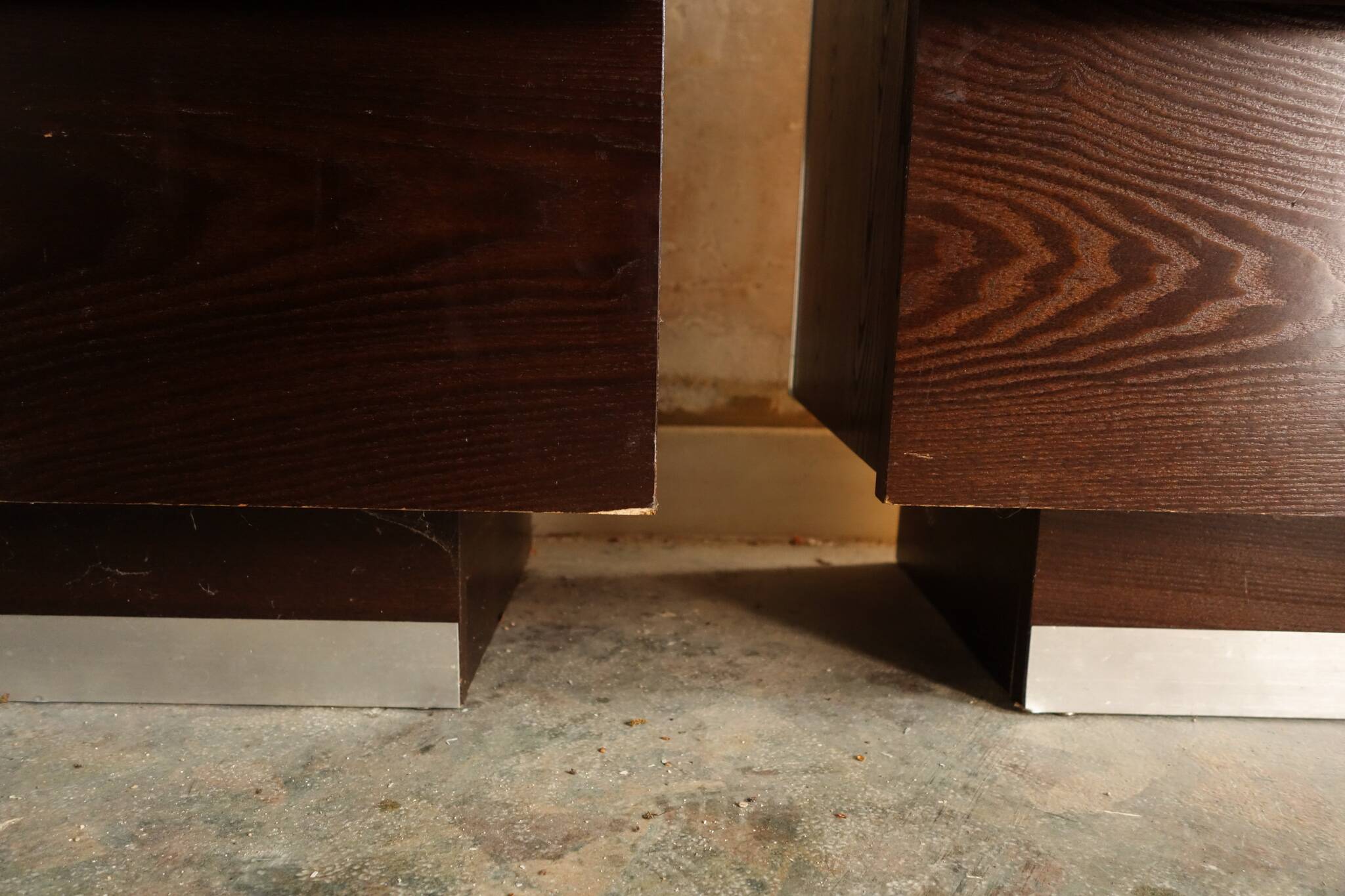 Pair of vintage mid-century bedside tables