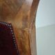 Empire Walnut Red Sofa, early 19th Century