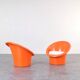 Skopa Chairs by Ole Gjerløv-Knudsen & Torben Lind for Ikea, 1970s set of 2