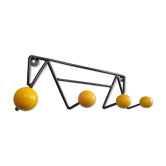Wall yellow balls vintage 50s