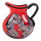 Spectacular Murano glass pitcher, Italy 1980’s