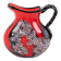 Spectacular Murano glass pitcher, Italy 1980’s