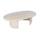 Table basse en travertin vintage