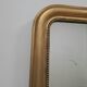 Large Louis Philippe mercury mirror 129 x 72 cm antique gold