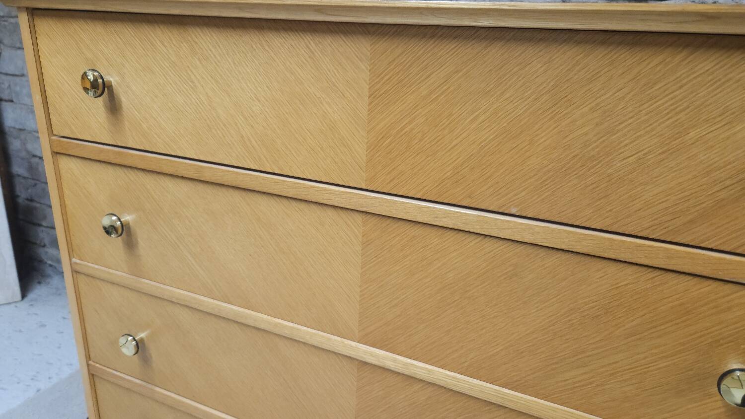 Commode 4 tiroirs année 1970 vintage
