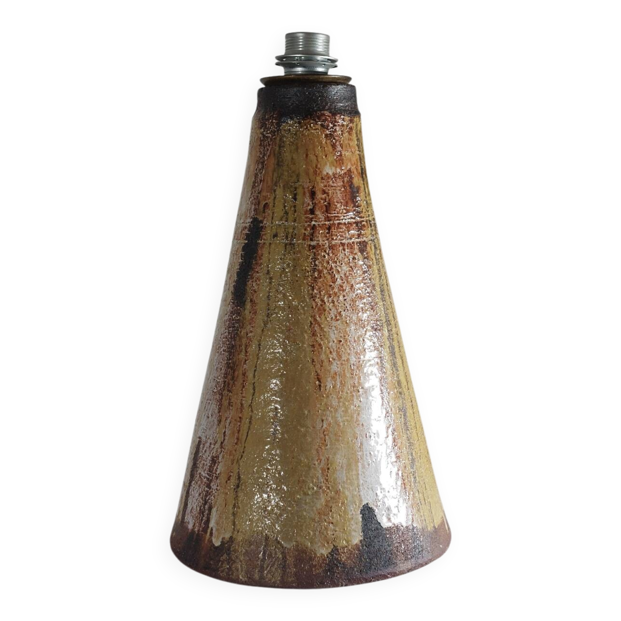 Vintage mid century ome of a kind ceramic lamp base