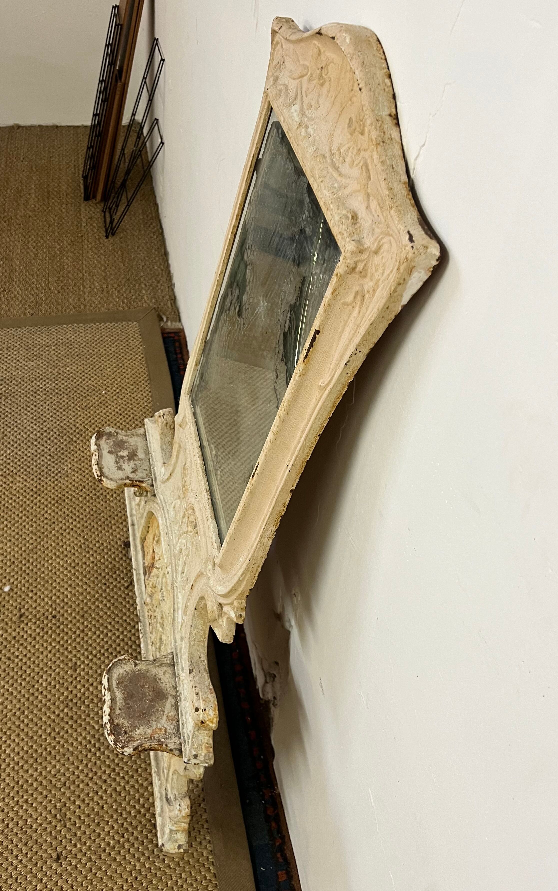 Art Nouveau metro fountain mirror