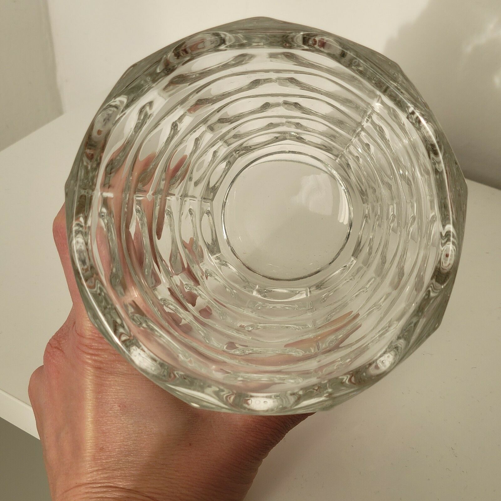 Art Deco crystal vase