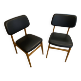 Pair of stella chairs scandinavian design