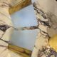 Pair of Metalarte wall lights in glass and brass 1990