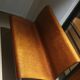 Thermoformed wooden bench. 60s