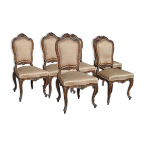 Série de 6 chaises style - louis noyer