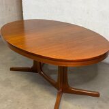 Baumann extendable table, 1960s-70s