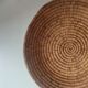 Plateau ethnique en feuille de palmier tressée