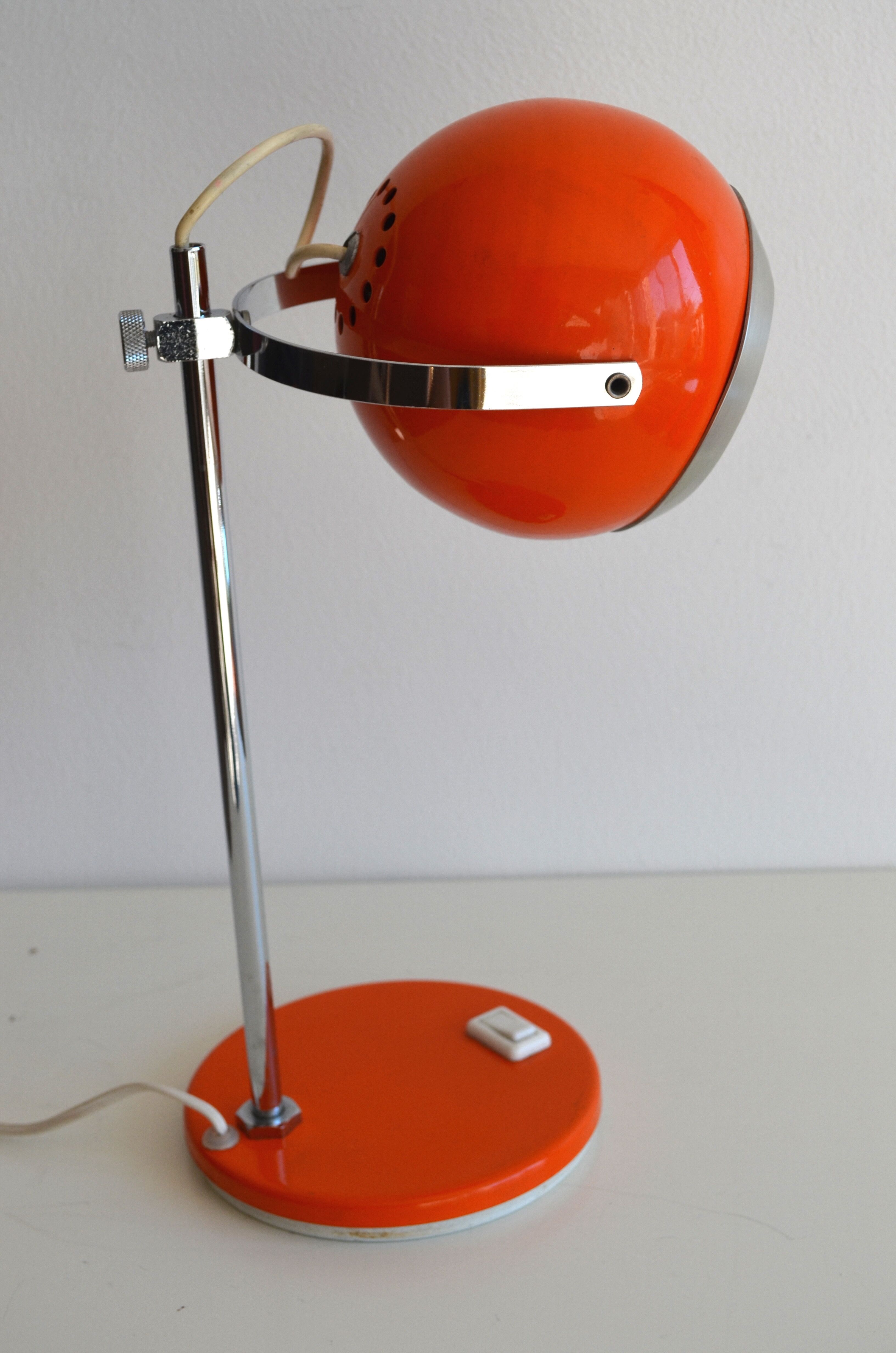 Lamp eye ball orange