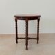 Side table from the 40s/50s in turned wood, Louis XIII style