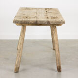 Antique pine butchers table