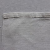 9 old linen towels embroidered MC with red thread