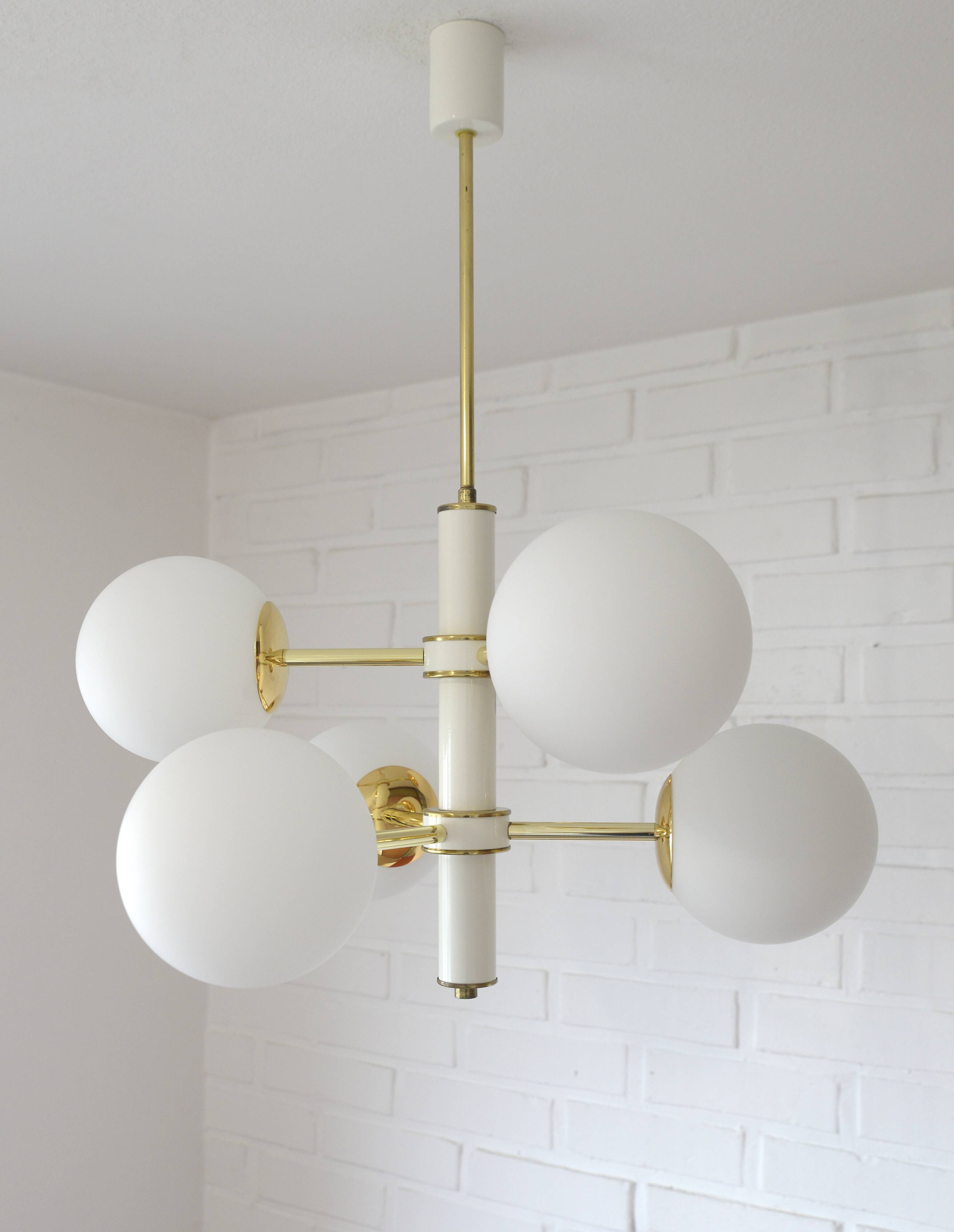 Sputnik  MCM hanging lamp vintage pendant light Space Age  style 1970's