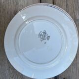 6 Longwy Rouennais iron earth plates