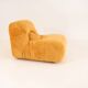 LOUNGE CHAIR NEWLY REUPHOLSTERED IN VELVETY FABRIC