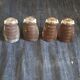Lot 4 Salt and Pepper Shakers Cigales Ceramic - Provençal Style
